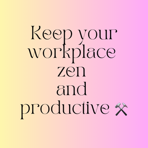 Keep your workplace zen and productive ⚒ with these crystals