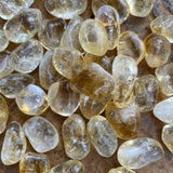 Pack of Citrine Crystal Tumble Stone