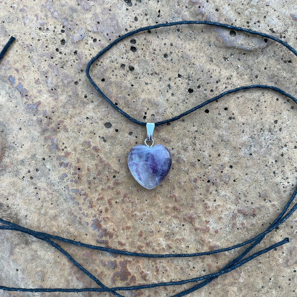 Fluorite Heart Necklace