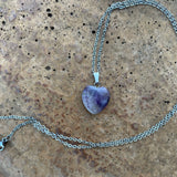 Fluorite Heart Necklace