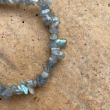 Labradorite Chip Stone Bracelet (A-Grade)
