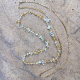 Hand-Knotted Citrine Chip Necklace