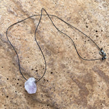 Lavendar Amethyst Point Necklace