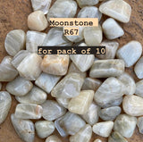 Pack of Moonstone Tumble Stone