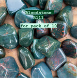 Pack of Bloodstone Tumble Stone