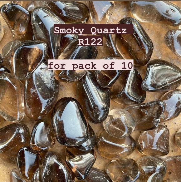 Pack of Smoky Quartz Tumble Stone