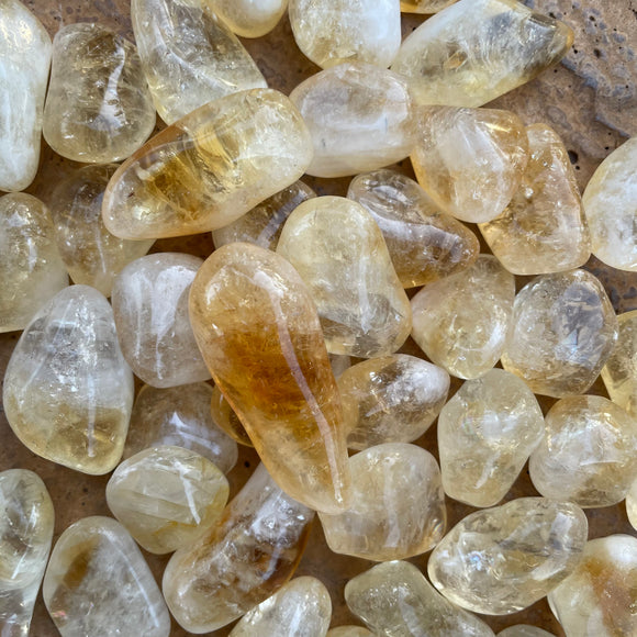 Citrine Crystal Tumble Stone