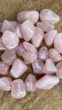 Rose Quartz Tumble Stone (Semi-translucent)