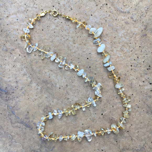 Citrine necklace south africa
