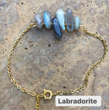 Gemstone Chain Bracelets or Anklets