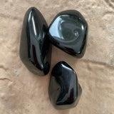 Polished Black Tourmaline Tumbled Stones