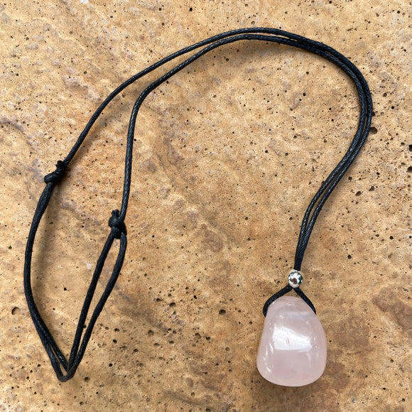 Rose Quartz Stone Necklace