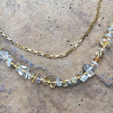 Hand-Knotted Citrine Chip Necklace