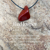 Red Jasper Stone Necklace